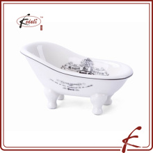 ceramic mini bathtub soap dish
